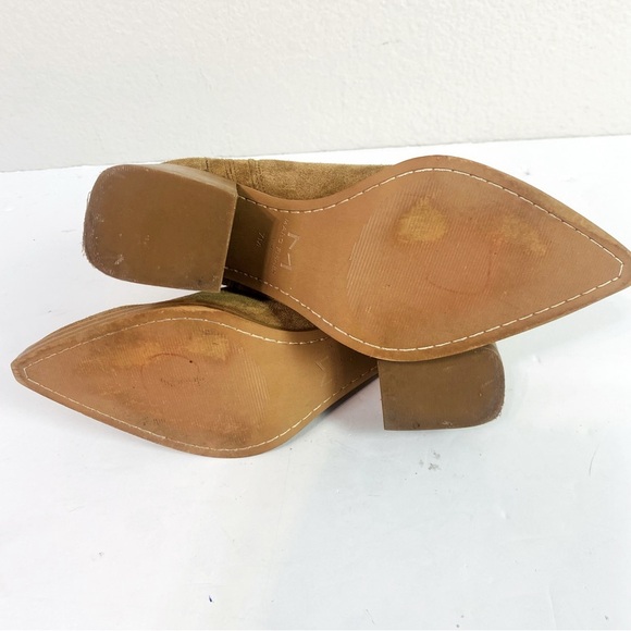 Marc Fisher Oshay Suede Leather Pointed Toe Bootie Size 7 - Picture 8 of 9